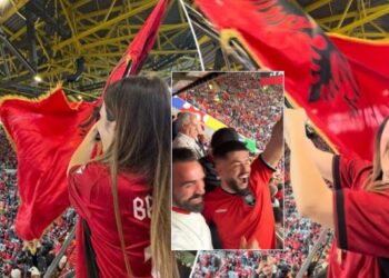 Nga Noizy tek Arbana Osmani, kush ishin VIP-at që mbështetën Kombëtaren në Dortmund