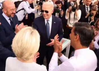 VIDEO/ Biden, Macron e Meloni e liderë të G7 i këndojnë “Happy Birthday” kancelarit Olaf Scholz