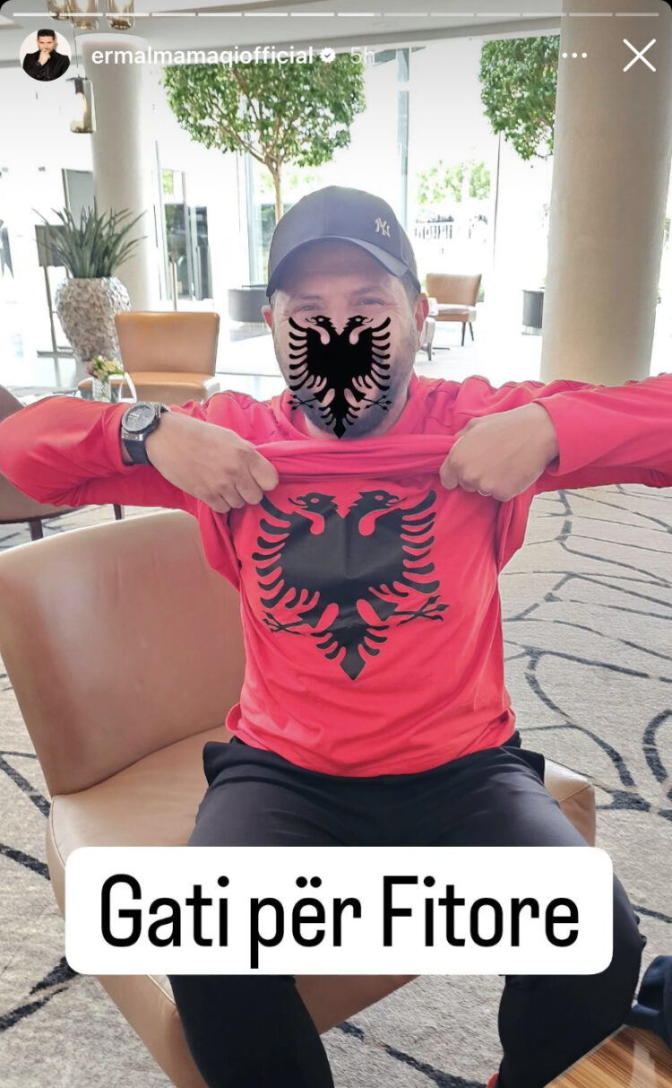 Nga Noizy tek Arbana Osmani, kush ishin VIP-at që mbështetën Kombëtaren në Dortmund