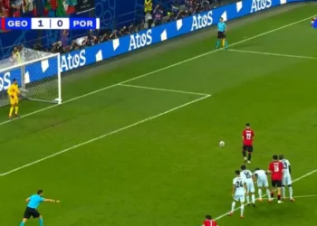 VIDEO/ Gjeorgji-Portugali: Festë e çmendur e gjeorgjianëve, gjejnë edhe golin e dytë përballë Ronaldo & Co