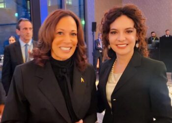 Ministrja Elisa Spiropali në Samitin e Paqes për Ukrainën, publikon foton me Zv/Presidenten e SHBA Kamala Harris