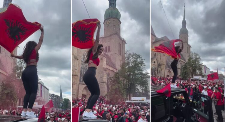 Nga Noizy tek Arbana Osmani, kush ishin VIP-at që mbështetën Kombëtaren në Dortmund