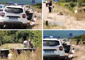Skenë si në filma në Serbi/ U hodh nga mjeti për t’i shpëtuar policisë, por përplas furgonin dhe plagos 42 persona, arratiset shoferi shqiptar