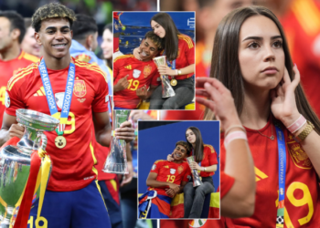 FOTO/ Lamine Yamal talent edhe jashtë fushës! Feston fitoren me të dashurën bukuroshe