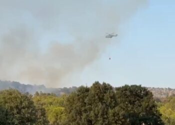 “Luftë” me flakët në malin e Shëngjinit, terreni i vështirë dhe era përhapin zjarrin