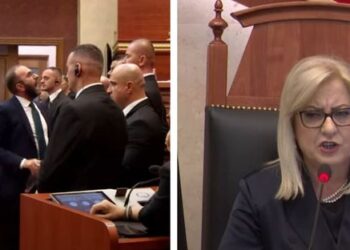 “Ti the jam sëmurë, gënjeve Kuvendin!”/ Debat mes Bardhit dhe Nikollës, kryeparlamentarja e përjashton nga seanca: Të të vijë turp!