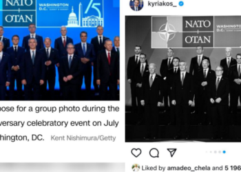 Skandali i Mitsotakis / Retushon Ramën nga foto zyrtare e samitit të NATO-s