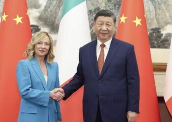 Presidenti i Kinës Xi Jinping takohet me Kryeministren e Italisë Giorgia Meloni