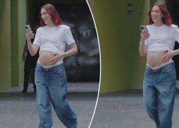 VIDEO / Dua Lipa bën ‘lëmsh’ rrjetin, publikon pamje me barkun e rrumbullakosur! A është shtatzënë këngëtarja?