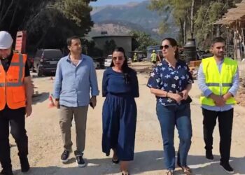 Balluku e Kumbaro inspektojnë punimet për impiantin e ujërave të ndotur në Himarë: Rrit cilësinë e shërbimit