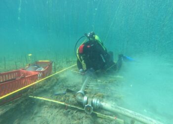 (Fotot) Lin në Pogradec\ Ministri Gonxhja: Nisin kërkimet arkeologjike me ekipin shqiptaro-zviceran