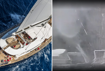 Në vetëm 60 sekonda anija zhduket/Del video e mbytjes së jahtit luksoz në brigjet e Palermos