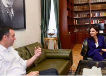 Pak ditë pas marrjes së postit, Spiropali pret në takim homologun kosovar Konjufca: Kemi ndërtuar një bashkëpunim vëllazëror të shkëlqyer