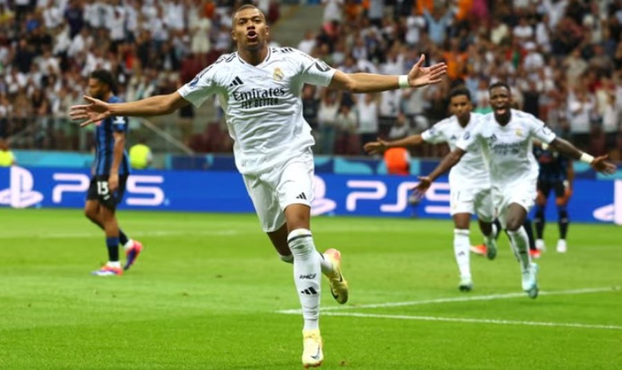 Reali shton një tjetër trofe në koleksion, Atalanta reziston vetëm një pjesë, Mbappe gol me të parën