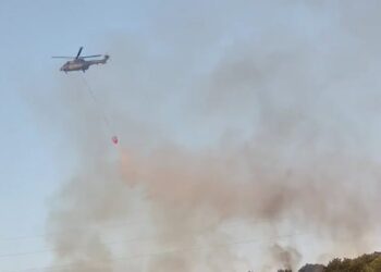 Vjen ndërhyrja nga ajri, vihen nën kontroll flakët në Frakull të Fierit