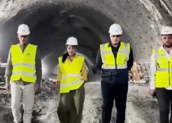 Balluku inspekton punimet në tunelin e Murrizit: Synojmë të përfundojë brenda vitit 2024
