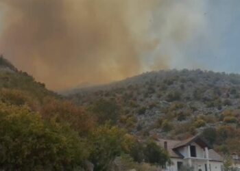 Aktive prej 2 ditësh vatra në Kakarriq të Lezhës, flakët po përhapen drejt Balldrenit
