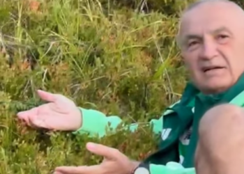VIDEO / Ilir Meta ‘ngec’ maleve dhe ushqehet nëpër ferra: Po ha boronica qyl!