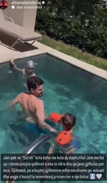 “Jam në borxh me to”/ Alban Skënderaj flet për fëmijët: Askush nuk mund ta zëvendësojë prezencën e një babai