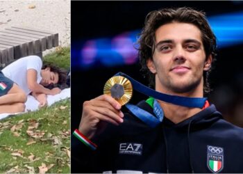 Fituesi i medaljes së artë në Olimpiadë shfaqet duke fjetur në një… park! Arsyeja është e habitshme