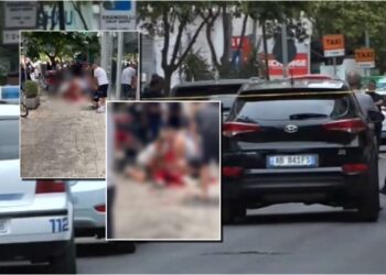 Detajet/ I shtrirë në trotuar, publikohen pamjet e rëndë të 45-vjeçarit të plagosur te Komuna e Parisit! Polici e qëlloi me 5 plumba, i bëri edhe foto