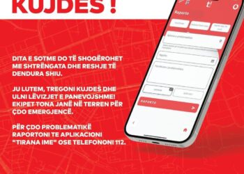Moti i keq, Veliaj apel qytetarëve: Shmangni lëvizjet e panevojshme!