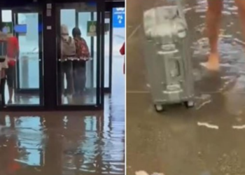 Stuhi e fortë shiu në Itali, përmbytet aeroporti i Malpensës