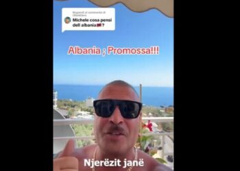 “Ecën qetësisht me orën 30 mijë euro”, Rama ndan videon e turistit italjan: Makinën e lë hapur!