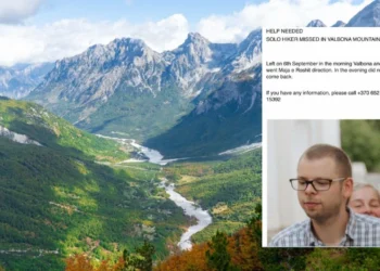 Prej dy ditësh i zhdukur në alpet e Shqipërisë, nisin kërkimet për turistin lituanez, qëndroi në një bujtinë dhe…