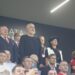 FOTO/Edhe Kryeministri Rama në stadium, shoqërohet nga bashkëshortja dhe Zaho