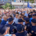 VIDEO / Tension në dyert e SPAK, mbështetësit e Berishës konfrontohen me policinë