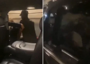 Çaste tmerri për yllin e Napolit dhe gruan e tij, grabitësit e armatosur i thyejnë makinën dhe e grabisin në mes të rrugës