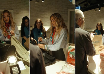 VIDEO / Rita Ora befason klientët “Primark”, shfaqet duke shërbyer në arkën e dyqanit!