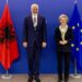 Von der Leyen të mërkurën në Tiranë, presidentja e Komisionit Europian nis turin ballkanik nga Shqipëria