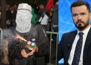 “Ma dërgoi një polic i infiltruar”, Curri tregon foton e gjimnazistit që hidhte molotov në tubim: Të miturit janë përdorur qëllimisht që…