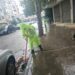 Reshjet e dendura të shiut në Tiranë, punonjësit e Bashkisë në terren. Si paraqitet situata