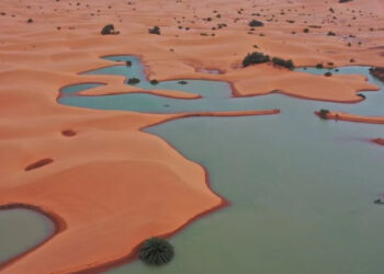 NASA publikon pamjet e pabesueshme, përmbytjet krijojnë liqene në Sahara