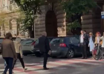 VIDEO/ Eurodeputeti Beleri shkon në Kryesinë e Kuvendit, qytetari i del para: O vrasës…