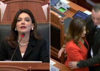 Erë benzine brenda sallës, Spiropali ndërpret seancën; Elda Hoti: Hodha parfum…