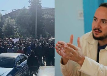 Protesta për vdekjen në aksident të të miturit, Salianji: Jam këtu te kabina telefonike e burgut dhe…