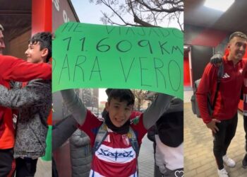 I çmendur pas Uzunit! Tifozi nga Argjentina bën mbi 11 mijë kilometra për ta takuar