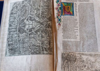 E rrallë/ Gjenden dy faqe të botimit të parë të “Komedisë Hyjnore”