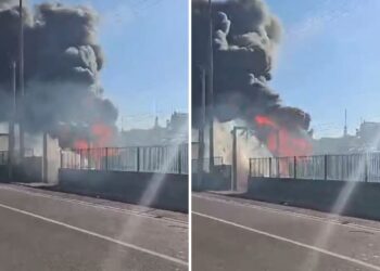 Përfshihet nga flakët nënstacioni elektrik në Draçin të Shkodrës, zjarri përhapet edhe në një magazinë