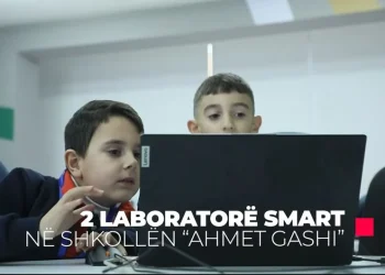 Shkolla 9-vjeçare ‘Ahmet Gashi’ pajiset me laboratorë inteligjent, Rama: Pjesë e rrjetit të 300 SmartLab-eve në shkolla