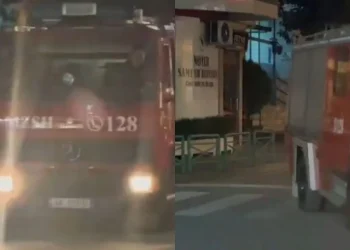 Zjarr brenda sallës operative të Drejtorisë së Policisë në Elbasan