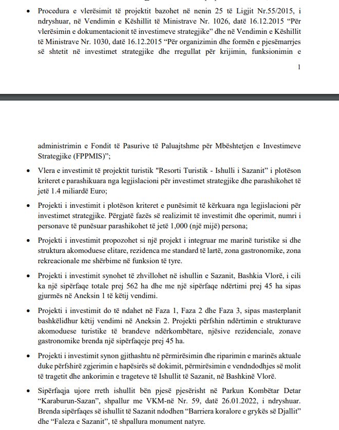 I hapet rrugë ndërtimit të resortit luksoz në Sazan, dhëndri i Donald Trump merr statusin e investitorit strategjik