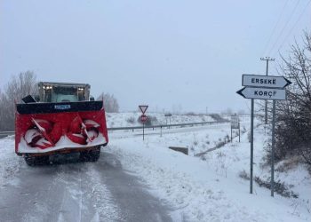 Korçë, dëbora arrin në 15 cm në disa zona, ja cilat akse janë prekur më shumë nga reshjet