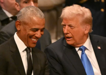 U filmuan duke qeshur me Obamën, Trump befason me deklaratën: Ndoshta…