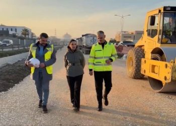 Zgjerimi i autostradës Tiranë-Durrës, Balluku: Është kryer 25% e punimeve, mbyllet në fund të vitit