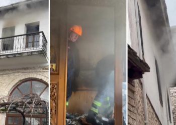 Përfshihet nga zjarri një kishë në Gjirokastër, shkak qirinjtë e ndezur, detaje nga ngjarja